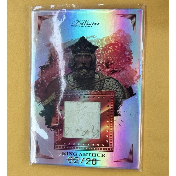 Other - 2023 Keepsake Bellissimo Edition KING ARTHUR HANDWRITING!!! RELIC 02/20